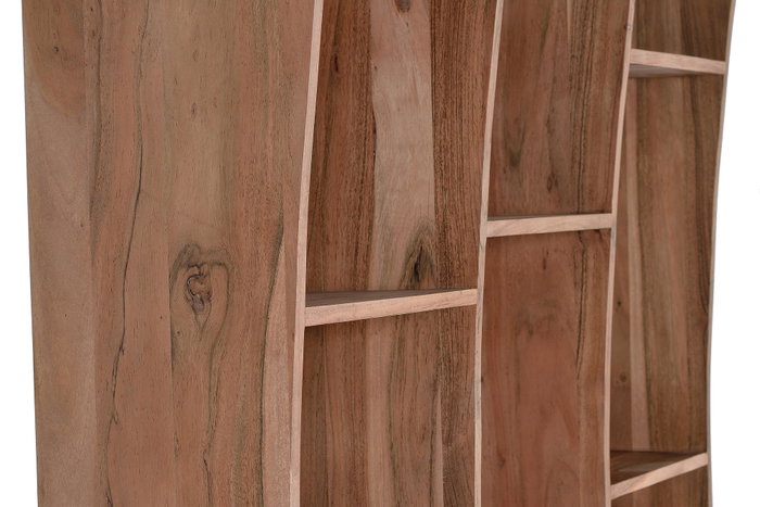 GINER Y COLOMER Librería de Madera de Acacia 200 cm Natural